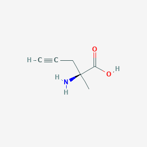 molecular formula C6H9NO2 B613150 (S)-2-Amino-2-methylpent-4-ynoic acid CAS No. 1231709-27-5