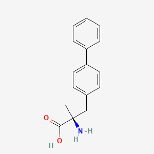 molecular formula C10H12N2O4 B613153 (S)-3-([1,1'-biphenyl]-4-yl)-2-amino-2-methylpropanoic acid CAS No. 1231709-24-2