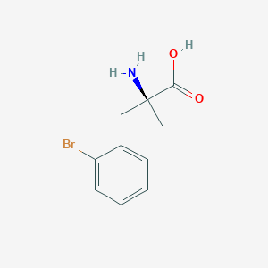 molecular formula C10H12BrNO2 B613154 (S)-2-Amino-3-(2-bromophenyl)-2-methylpropanoic acid CAS No. 1212180-27-2