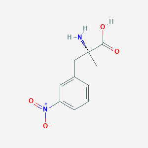 molecular formula C10H12N2O4 B613158 (R)-α-甲基-3-硝基苯丙氨酸 (>98%，>98% ee) CAS No. 1215092-13-9
