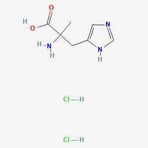 molecular formula C7H13Cl2N3O2 B613160 alpha-Methyl-DL-histidine dihydrochloride CAS No. 32381-18-3