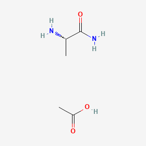 B613164 L-Alanine amide acetate CAS No. 119864-22-1