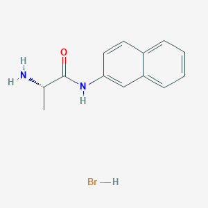 molecular formula C13H14N2O · HBr B613165 L-Alanine beta-naphthylamide hydrobromide CAS No. 3513-56-2