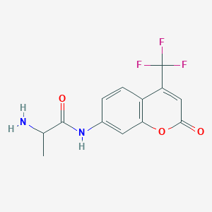 molecular formula C13H11F3N2O3 B613166 H-Ala-afc trifluoroacetate salt CAS No. 126910-31-4