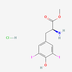 molecular formula C10H12ClI2NO3 B613170 3,5-Diiodotyrosine methyl ester hydrochloride, L- CAS No. 151266-48-7