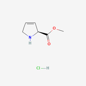molecular formula C6H10ClNO2 B613171 3,4-Dehydro-L-proline methyl ester hydrochloride CAS No. 186145-08-4