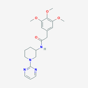 molecular formula C20H26N4O4 B6131720 N-[1-(2-pyrimidinyl)-3-piperidinyl]-2-(3,4,5-trimethoxyphenyl)acetamide 
