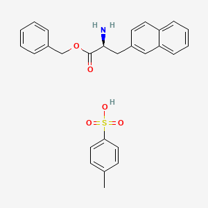molecular formula C27H27NO5S B613173 3-(2-萘基)-L-丙氨酸苄酯 4-甲苯磺酸盐 CAS No. 126829-54-7