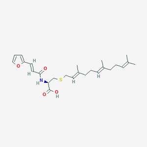 molecular formula C25H35NO4S B613178 3-(2-呋喃基)丙烯酰氧-S-法呢基-L-半胱氨酸 CAS No. 165245-19-2