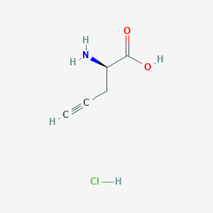 B613187 (R)-2-氨基戊-4-炔酸盐酸盐 CAS No. 87205-47-8