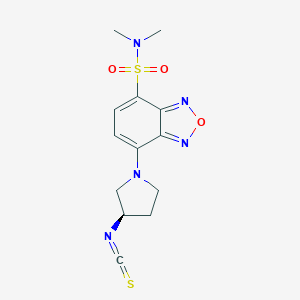 molecular formula C13H15N5O3S2 B061319 (R)-(-)-DBD-Py-NCS CAS No. 163927-31-9