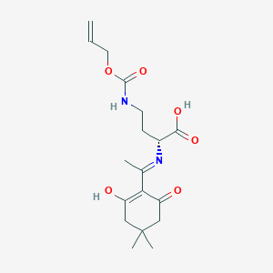molecular formula C18H26N2O6 B613206 Dde-D-dab(alloc)-OH CAS No. 1263046-79-2