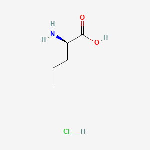 molecular formula C5H10ClNO2 B613207 (R)-2-Aminopent-4-enoic acid hydrochloride CAS No. 108412-04-0