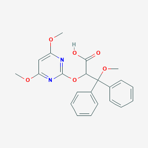molecular formula C22H22N2O6 B061321 Darusentan, (+/-)- CAS No. 178306-46-2