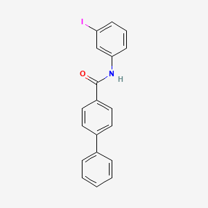 molecular formula C19H14INO B6132113 N-(3-iodophenyl)-4-phenylbenzamide 
