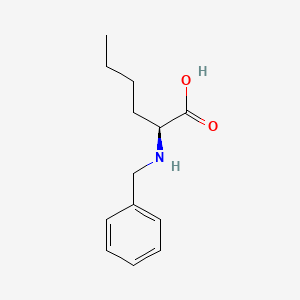 molecular formula C13H19NO2 B613213 (2S)-2-(Benzylamino)hexanoic acid CAS No. 17345-51-6