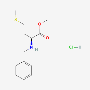 molecular formula C13H20ClNO2S B613219 (S)-Methyl 2-(benzylamino)-4-(methylthio)butanoate hydrochloride CAS No. 402929-60-6