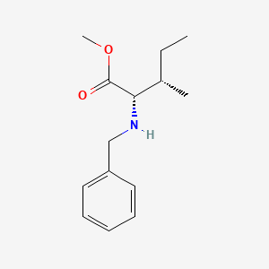 molecular formula C14H21NO2*HCl B613221 甲基 (2S,3S)-2-(苄氨基)-3-甲基戊酸酯 CAS No. 209325-69-9
