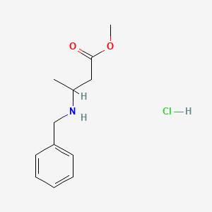 molecular formula C11H16ClNO2 B613227 (R)-2-(苄氨基)丙酸甲酯盐酸盐 CAS No. 95071-12-8