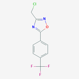 3-(Chloromethyl)-5-[4-(trifluoromethyl)phenyl]-1,2,4-oxadiazole