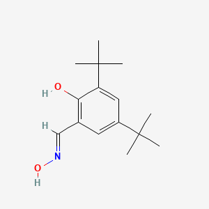 molecular formula C15H23NO2 B6132310 2,4-di-tert-butyl-6-[(E)-(hydroxyimino)methyl]phenol CAS No. 72357-43-8