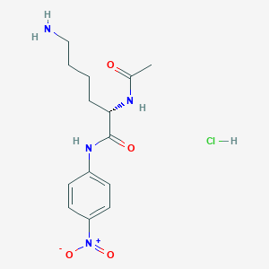 molecular formula C14H20N4O4 B613246 N-alpha-Acetyl-L-lysine p-nitroanilide hydrochloride CAS No. 50931-35-6