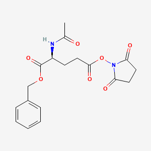 molecular formula C18H20N2O7 B613250 Ac-Glu(OSu)-OBzl CAS No. 98318-09-3