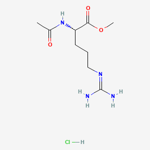 molecular formula C9H19ClN4O3 B613254 (S)-Methyl 2-acetamido-5-guanidinopentanoate hydrochloride CAS No. 1784-05-0