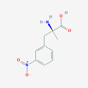 (2S)-2-amino-2-methyl-3-(3-nitrophenyl)propanoic acid