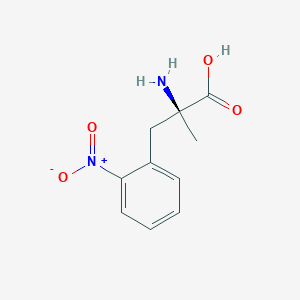 molecular formula C10H14N2O5 B613285 (2S)-2-amino-2-methyl-3-(2-nitrophenyl)propanoic acid CAS No. 1241680-71-6