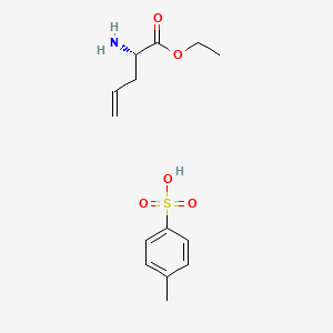 molecular formula C14H21NO5S B613286 Ethyl (2S)-2-aminopent-4-enoate;4-methylbenzenesulfonic acid CAS No. 1231709-21-9