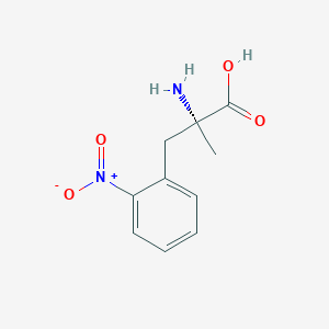 molecular formula C10H14N2O5 B613289 (R)-a-Methyl-2-nitrophenylalanine (>98%, >98%ee) CAS No. 1241680-73-8
