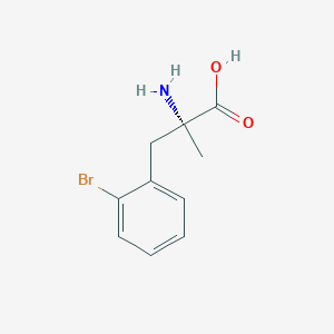 molecular formula C10H12BrNO2 B613290 (R)-α-甲基-2-溴苯丙氨酸 CAS No. 1212307-90-8