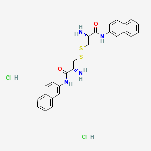 molecular formula C26H28Cl2N4O2S2 B613294 L-半胱氨酸双(β-萘酰胺)二盐酸盐 CAS No. 100900-22-9