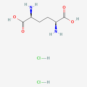 molecular formula C6H14Cl2N2O4 B613296 (5S,2S)-2,5-Diaminoadipic acid 2HCl CAS No. 188181-71-7