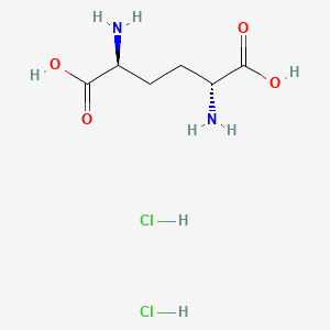 molecular formula C6H14Cl2N2O4 B613297 (2R,5S)-2,5-Diaminohexanedioic acid dihydrochloride CAS No. 213686-09-0