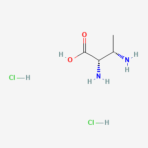 molecular formula C4H12Cl2N2O2 B613299 (3S,2S)-2,3-Diaminobutyric acid 2HCl CAS No. 121054-30-6