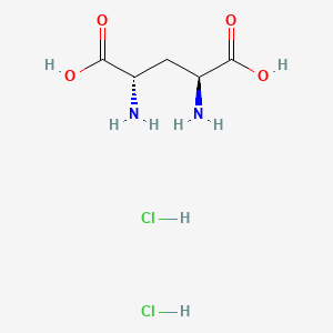 molecular formula C5H12Cl2N2O4 B613301 (2S,4S)-2,4-Diaminopentanedioic acid dihydrochloride CAS No. 159206-44-7