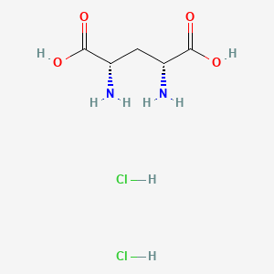 B613302 (2R,4S)-rel-2,4-Diaminopentanedioic acid dihydrochloride CAS No. 88155-56-0
