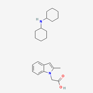molecular formula C11H11NO2 · C12H23N B613303 (2-Methylindol-1-yl)acetic acid DCHA CAS No. 86704-56-5