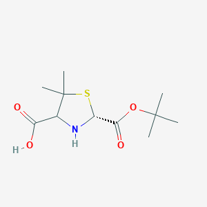 molecular formula C11H19NO4S B613304 Boc-(R)-5,5-dimethylthiazolidine-4-carboxylic acid CAS No. 117918-23-7