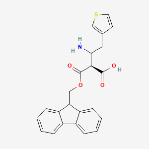 B613305 (2S)-3-Amino-2-(9H-fluoren-9-ylmethoxycarbonyl)-4-thiophen-3-ylbutanoic acid CAS No. 270263-01-9