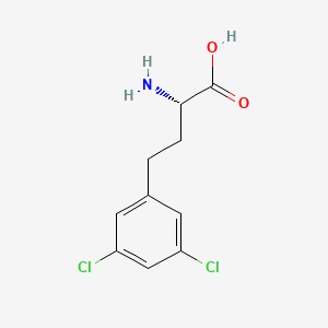 molecular formula C10H11Cl2NO2 B613308 (S)-2-氨基-4-(3,5-二氯苯基)丁酸 CAS No. 1260597-00-9