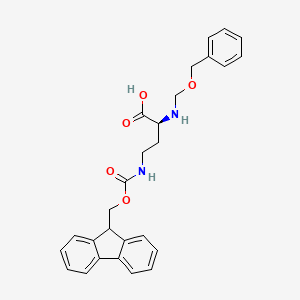 (S)-4-((((9H-Fluoren-9-yl)methoxy)carbonyl)amino)-2-(((benzyloxy)methyl)amino)butanoic acid