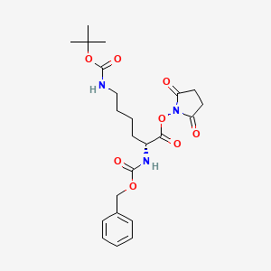molecular formula C23H31N3O8 B613314 Z-D-Lys(boc)-osu CAS No. 78603-23-3