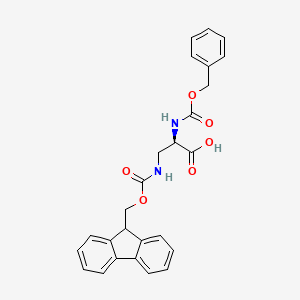 (R)-3-((((9H-Fluoren-9-yl)methoxy)carbonyl)amino)-2-(((benzyloxy)carbonyl)amino)propanoic acid