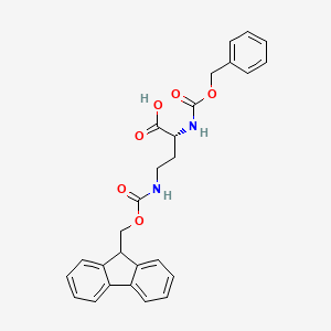 (R)-4-((((9H-Fluoren-9-yl)methoxy)carbonyl)amino)-2-(((benzyloxy)carbonyl)amino)butanoic acid