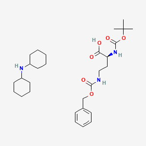 Dicyclohexylamine (S)-4-(((benzyloxy)carbonyl)amino)-2-((tert-butoxycarbonyl)amino)butanoate