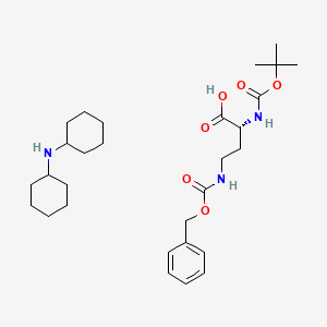  B613336 Boc-D-Dab(Z)-OH.DCHA CAS No. 101854-42-6