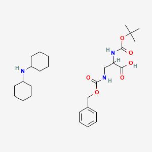 Dicyclohexylamine 3-(((benzyloxy)carbonyl)amino)-2-((tert-butoxycarbonyl)amino)propanoate